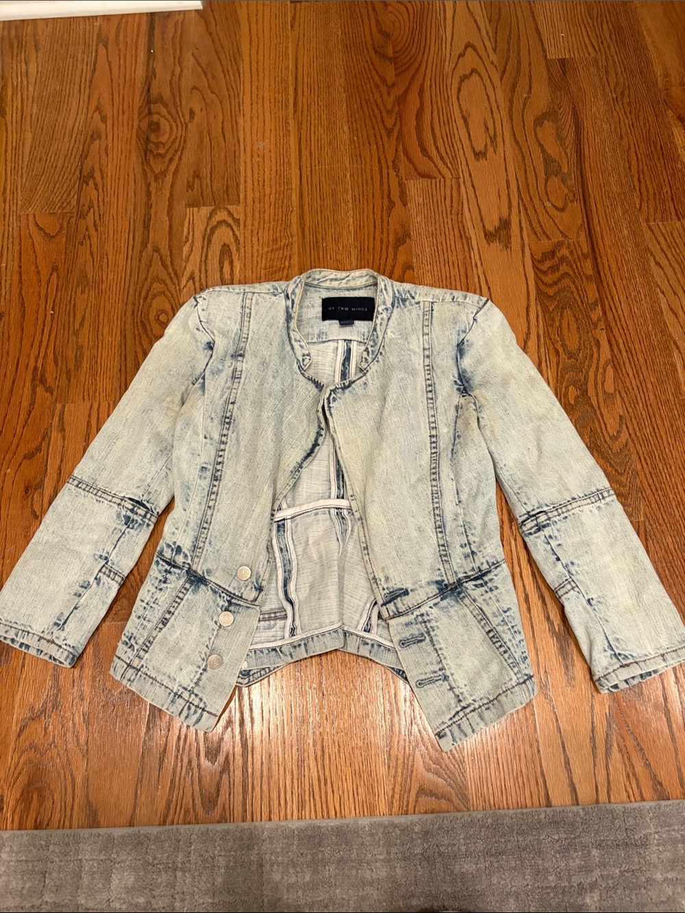 Of Two Minds Light Blue Denim Jacket